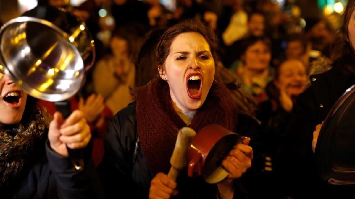 Huelga feminista en Madrid