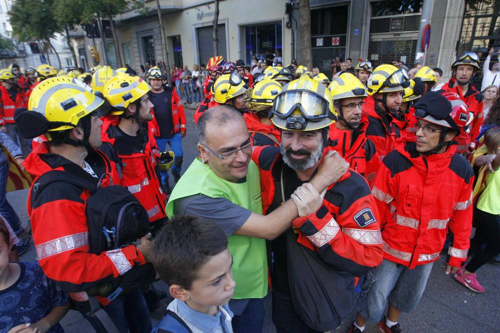 Manifestació a Girona.