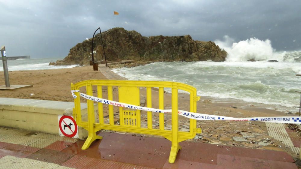 Temporal de vent i aigua a les comarques gironines