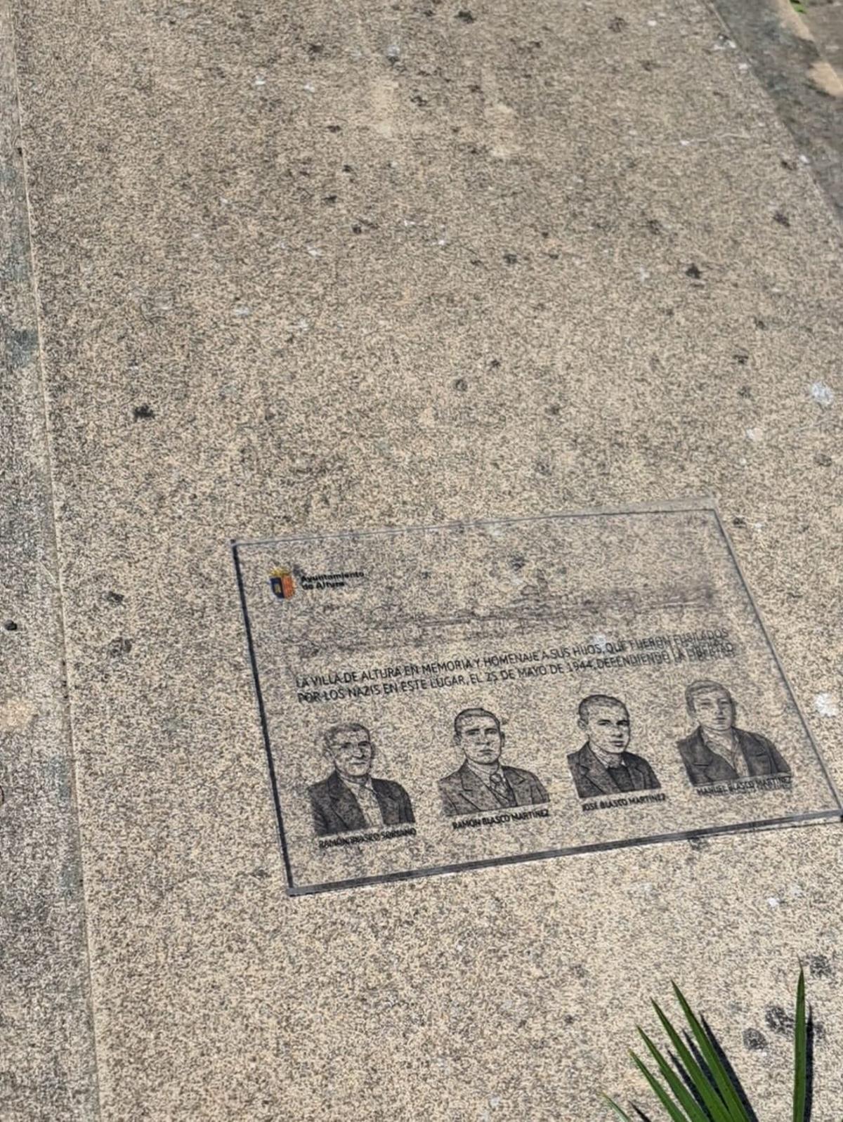 Homenaje en Francia a cuatro vecinos de Altura asesinados por los nazis en 1944