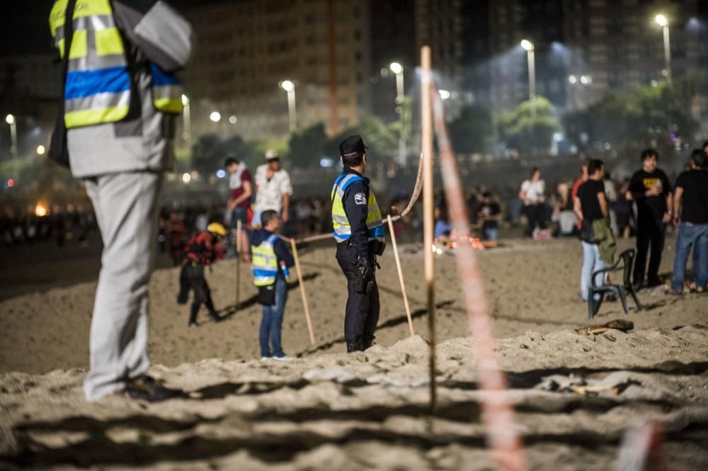 Así transcurrió la noche y amanecieron las playas