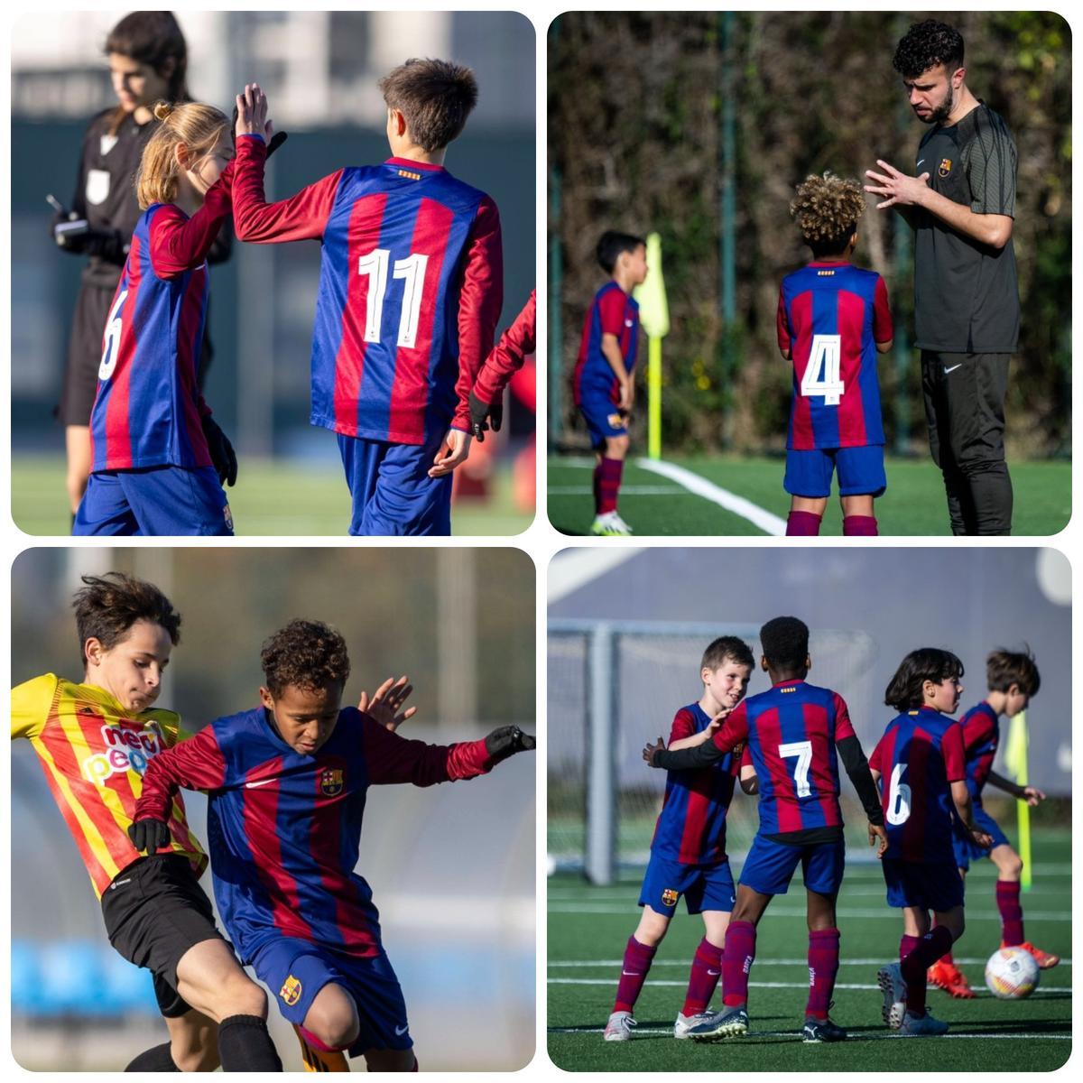 Jugadores, celebraciones, jugadas, goles y formadores del fútbol-7 del Barça (Paco Revert, en la imagen)