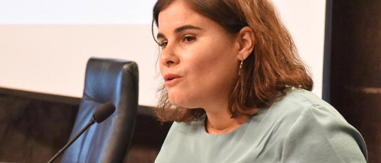 La presidenta de la Federación Canaria de Municipios (Fecam), Mari Brito