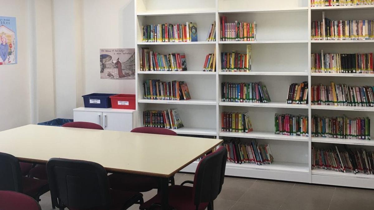 La biblioteca de Càrcer, en una imagen de archivo.