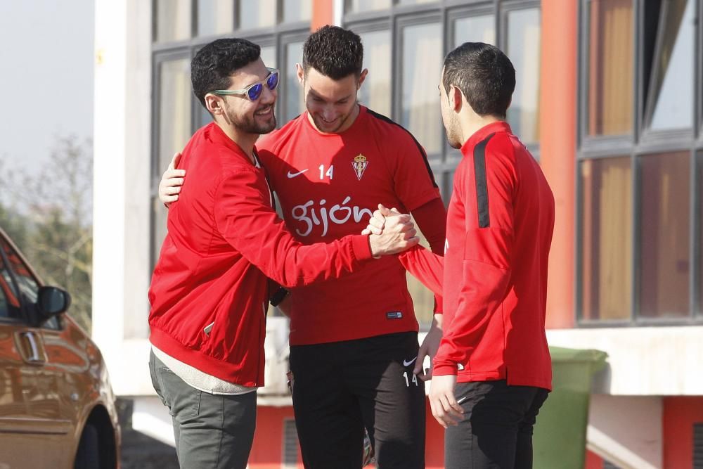 Entrenamiento del Sporting