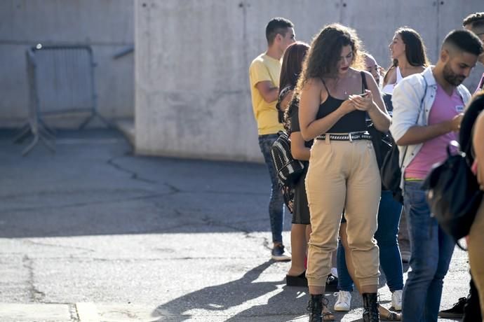 11-10-19 GENTE Y CULTURA. INFECAR. LAS PALMAS DE GRAN CANARIA.  Casting de Operación Triunfo 2020. El equipo de Operación Triunfo realiza una audición en Las Palmas de Gran Canaria para seleccionar candidatos para la nueva edición del programa de TVE.  Noemí Galera dará unas declaraciones de los datos de la audición. Fotos: Juan Castro.  | 11/10/2019 | Fotógrafo: Juan Carlos Castro