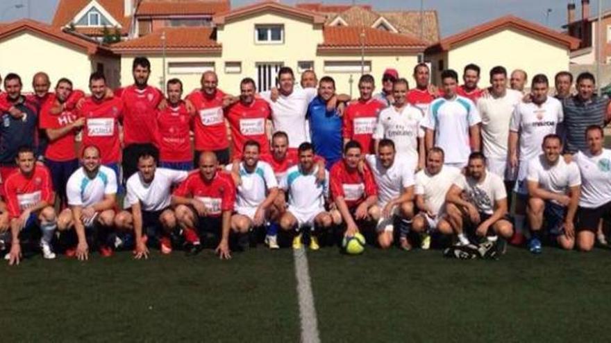 Amistoso de recuerdo y solidario entre veteranos del Benavente y Virgen de la Vega