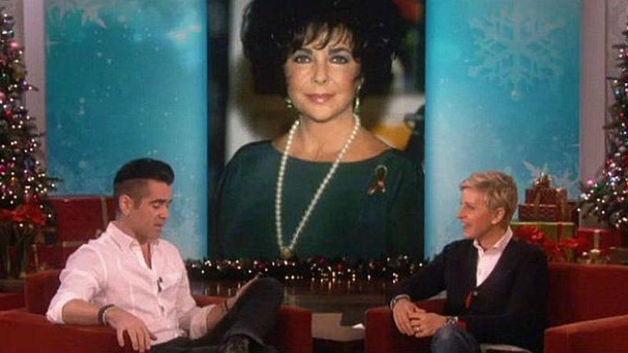 Colin Farrell revela que tuvo una relación con Elizabeth Taylor