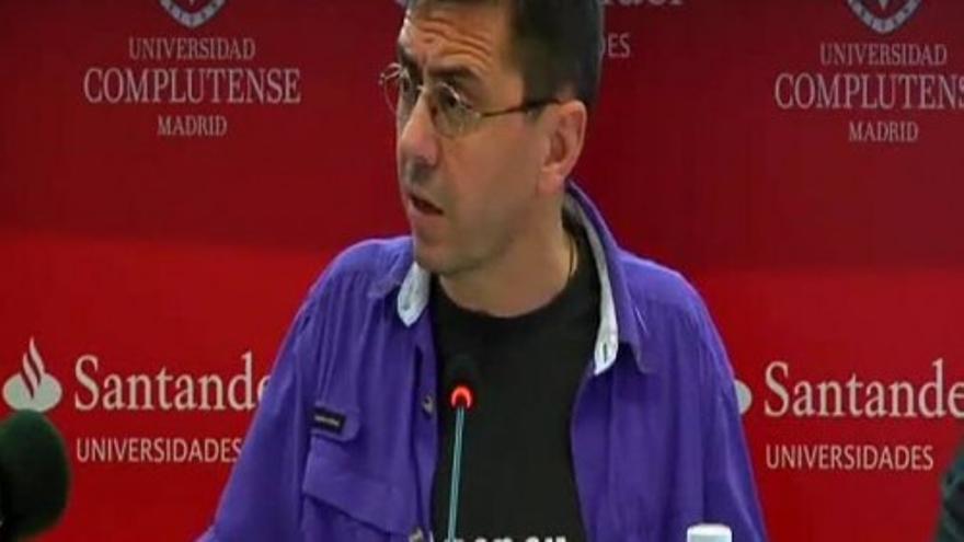 Monedero: &quot;Lo de la UE con Grecia es un delito de terrorismo&quot;