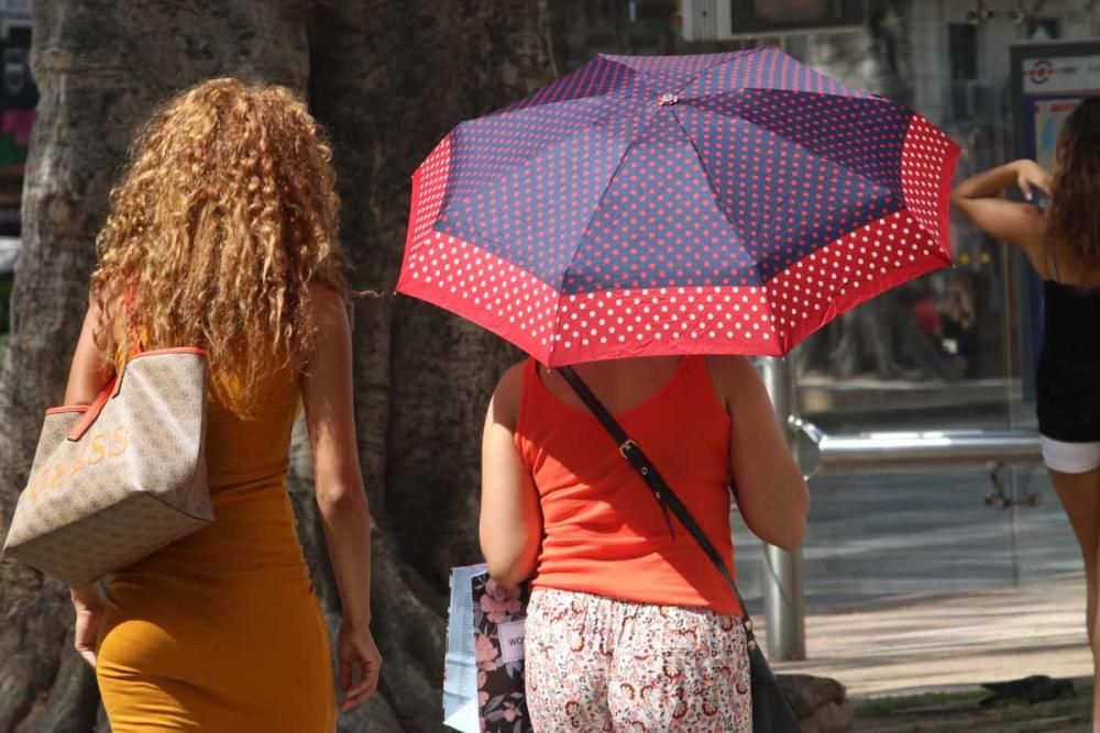 El calor se deja notar con fuerza en Málaga