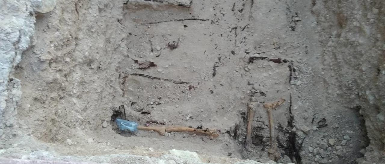 Los restos encontrados de la fosa de Monóvar no pertenecen a los fusilados