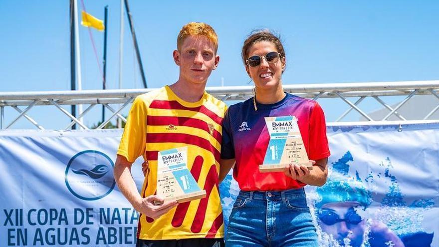 Unai Cocera y Sheila Pulido ganan la XIV Travesía a Nado EMMAX Playa Honda