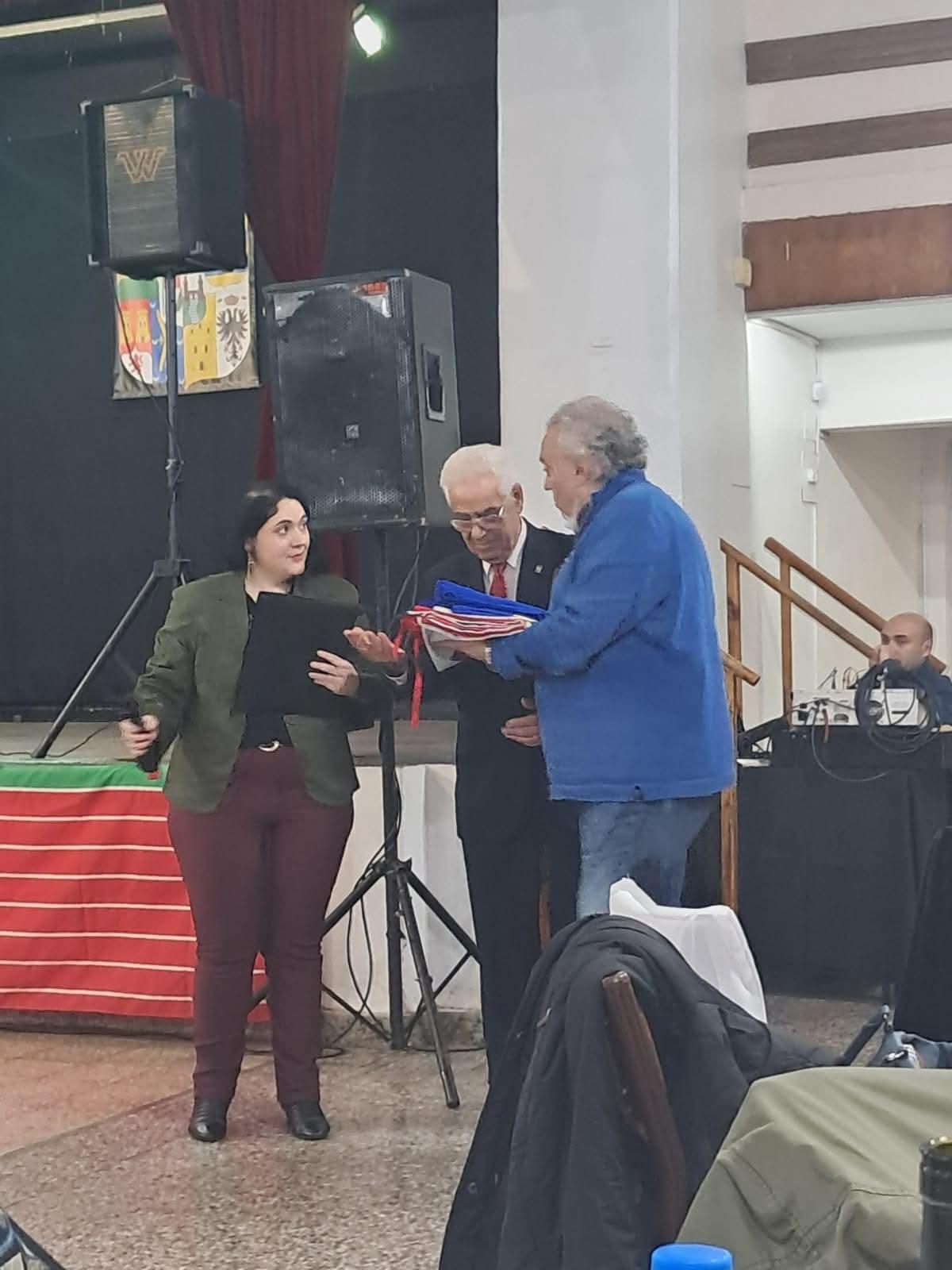 Un momento del acto del 103 aniversario.