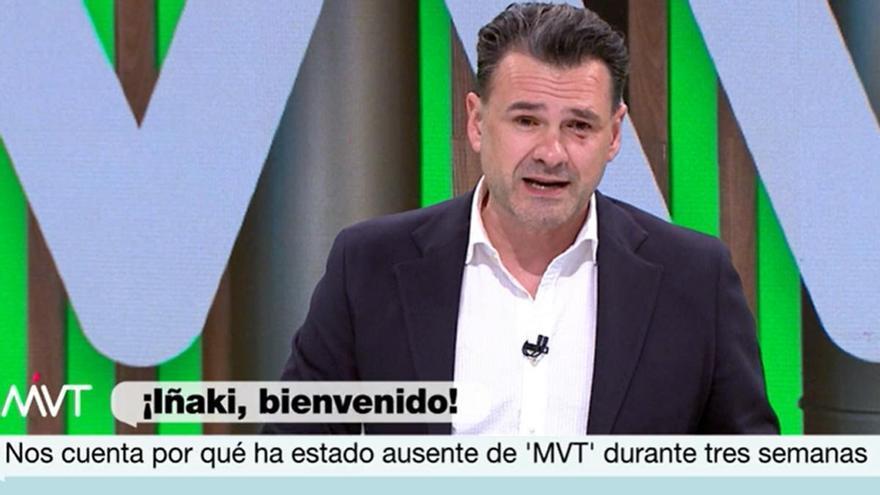 Iñaki López reaparece en &#039;Más vale tarde&#039; y desvela su problema de salud