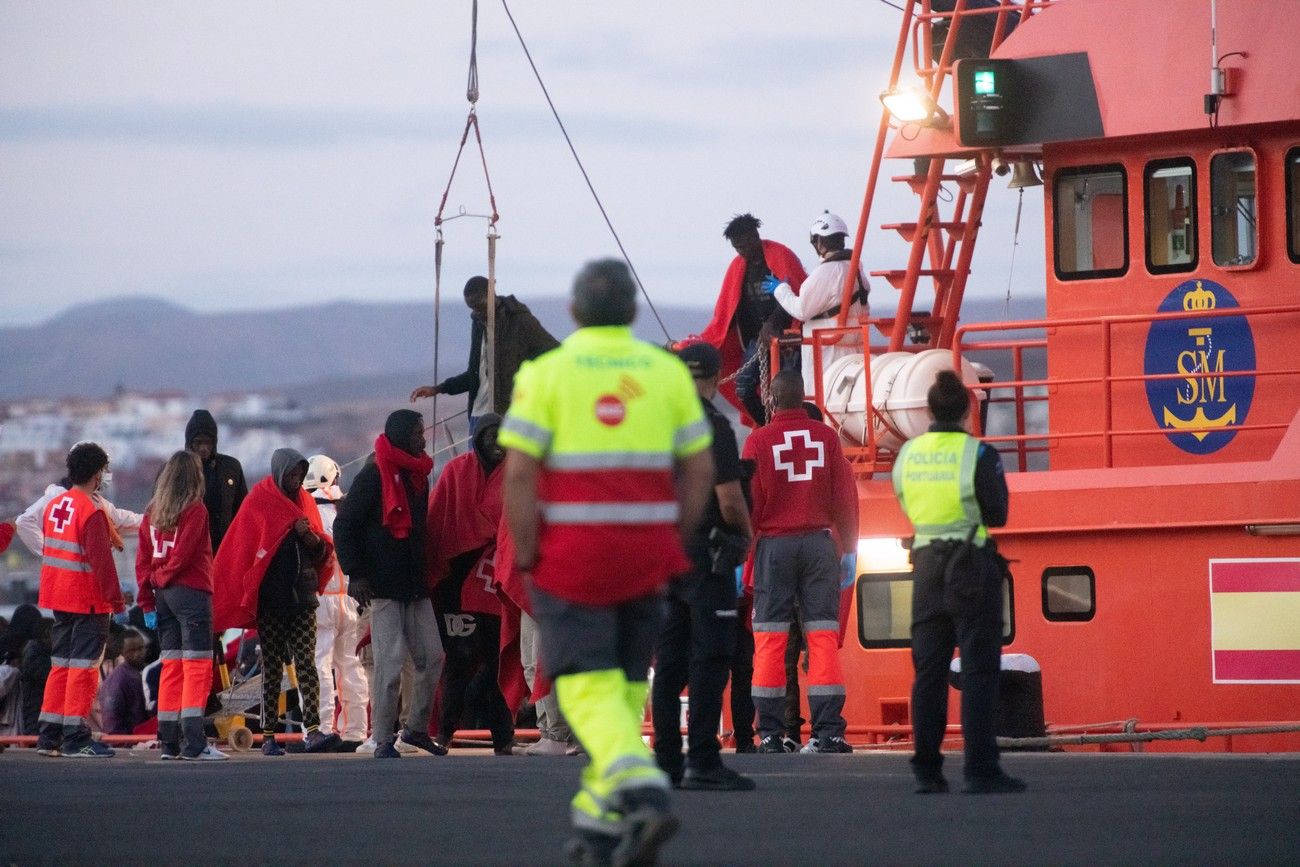 Rescatan a 289 migrantes en cuatro pateras cuando se encontraban en aguas cercanas a Fuerteventura y Gran Canaria