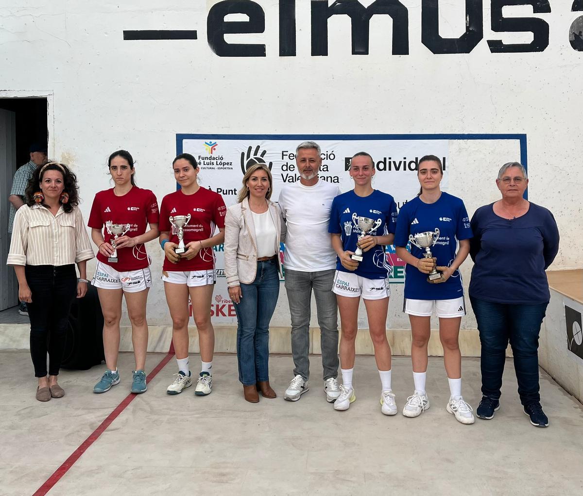Ana i Irene, campiones del I Trofeu Mass de Dona de Massamagrell.