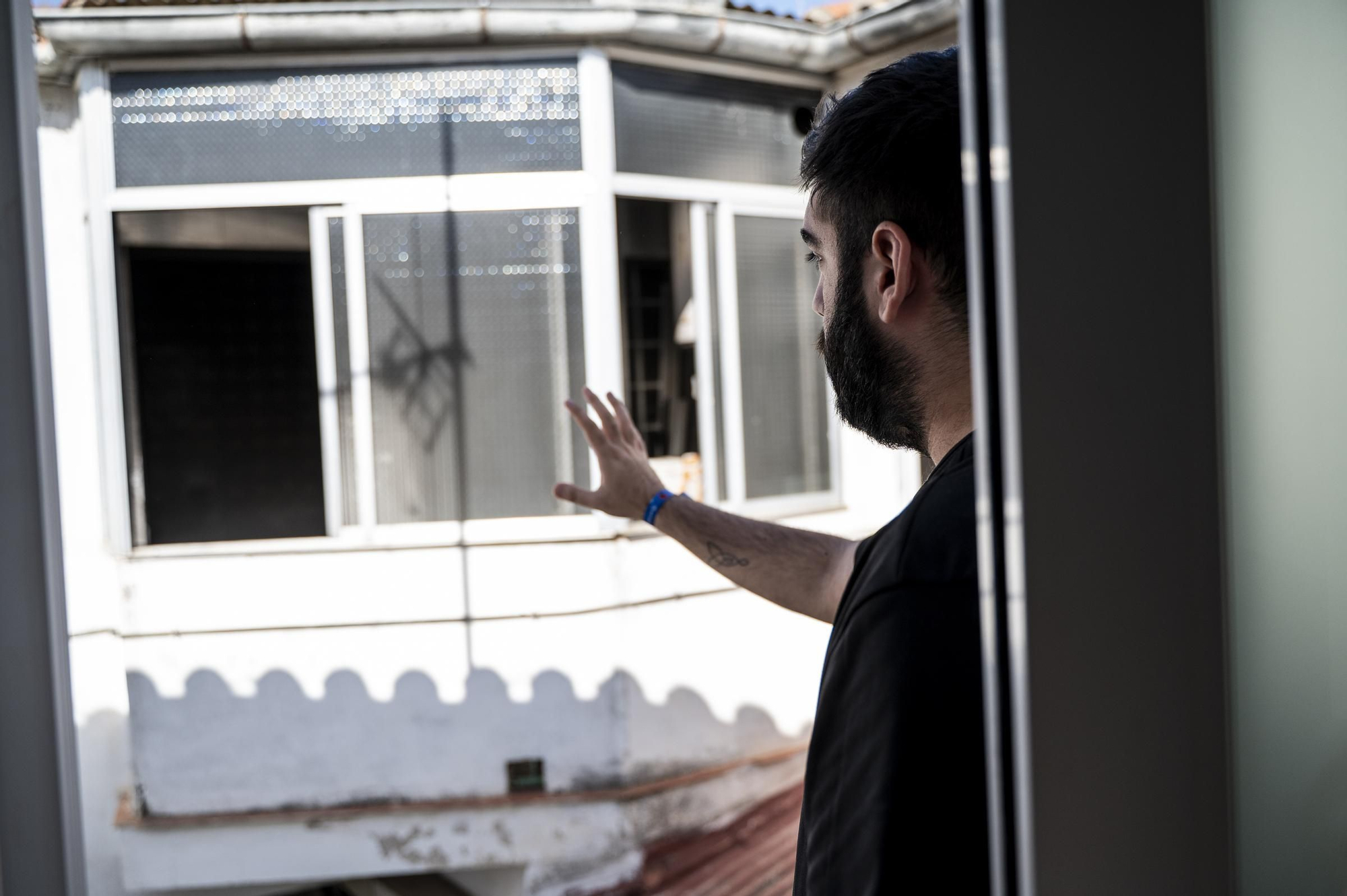 Galería | Incendio en la calle San Ildefonso de Cáceres