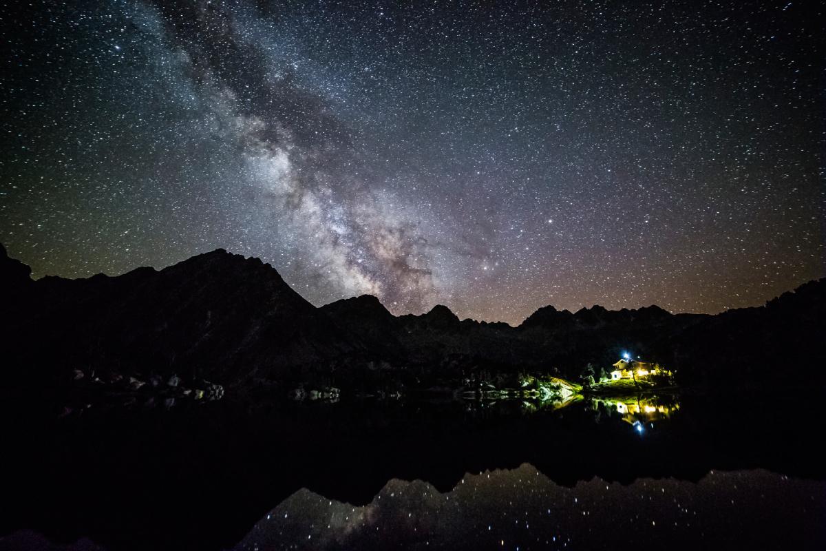 La noche en el Parque Nacional de Aigüestortes