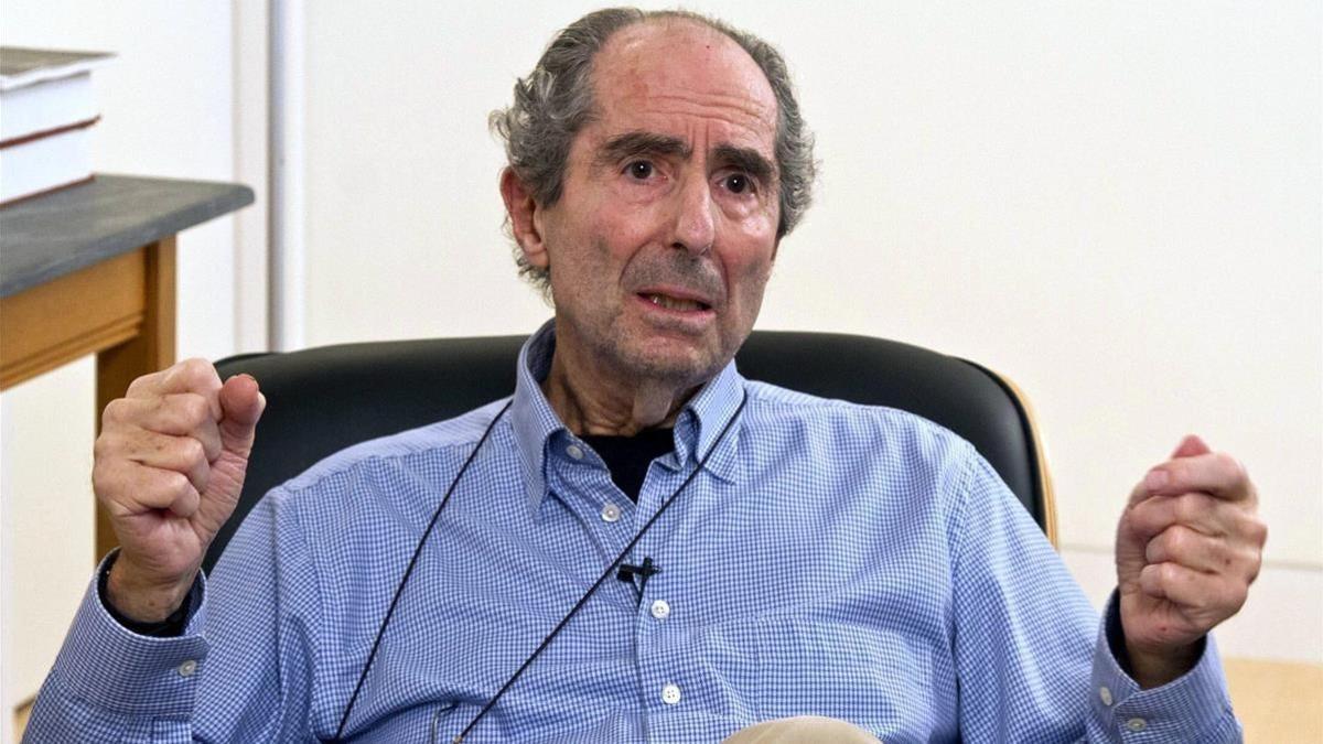 El escritor Philip Roth, durante una entrevista en el 2012.