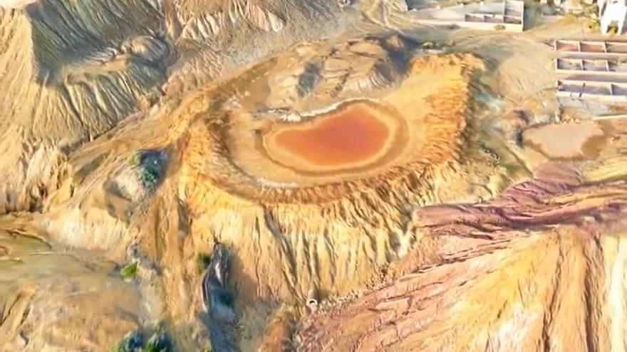 Minas Mazarr n Un Dron Capta La Espectacular Vista A rea Del Charco 