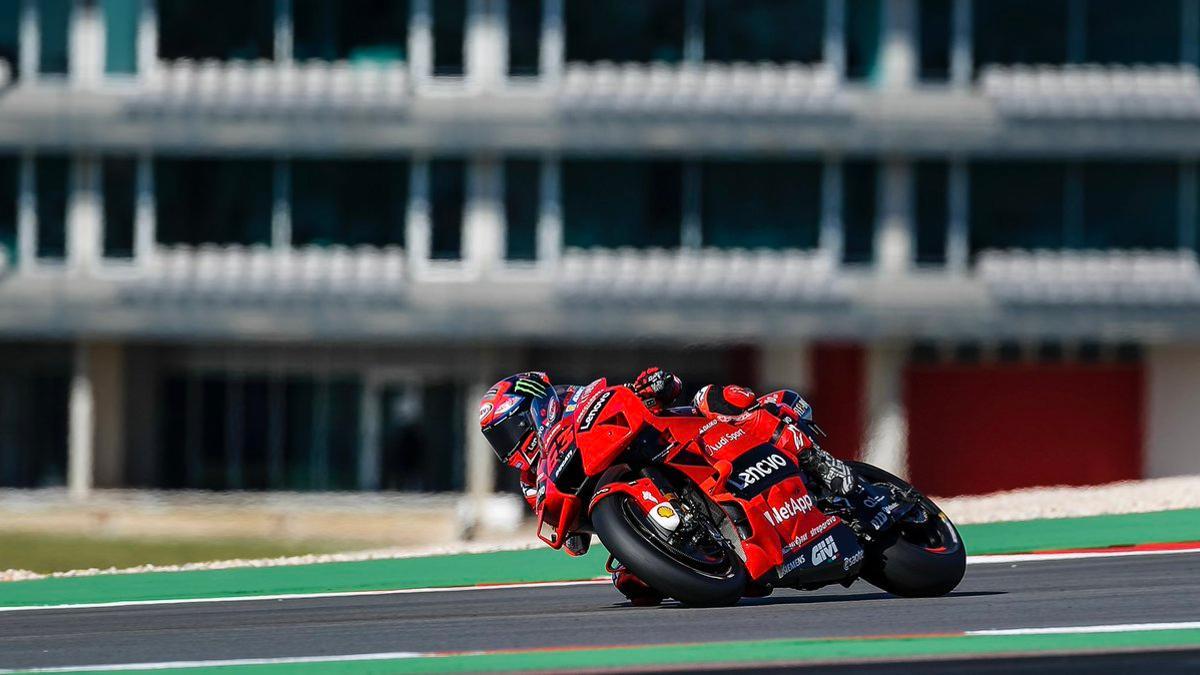 'Pecco' Bagnaia sobre su Ducati en Portimao