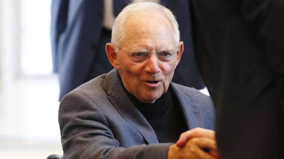 El ministro de Finanzas alemán, Wolfgang Schäuble.