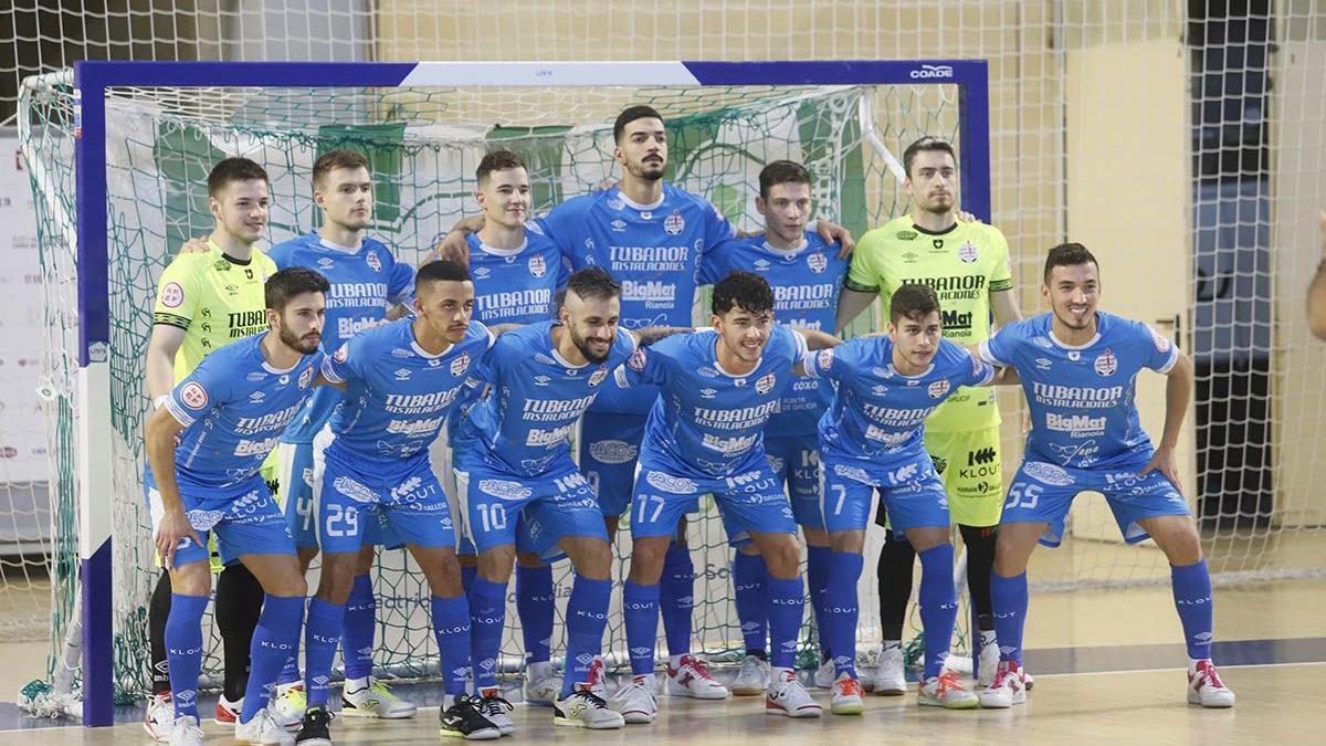 Formación del Noia Portus Apostoli en su visita a Vista Alegre en la primera jornada de Liga.