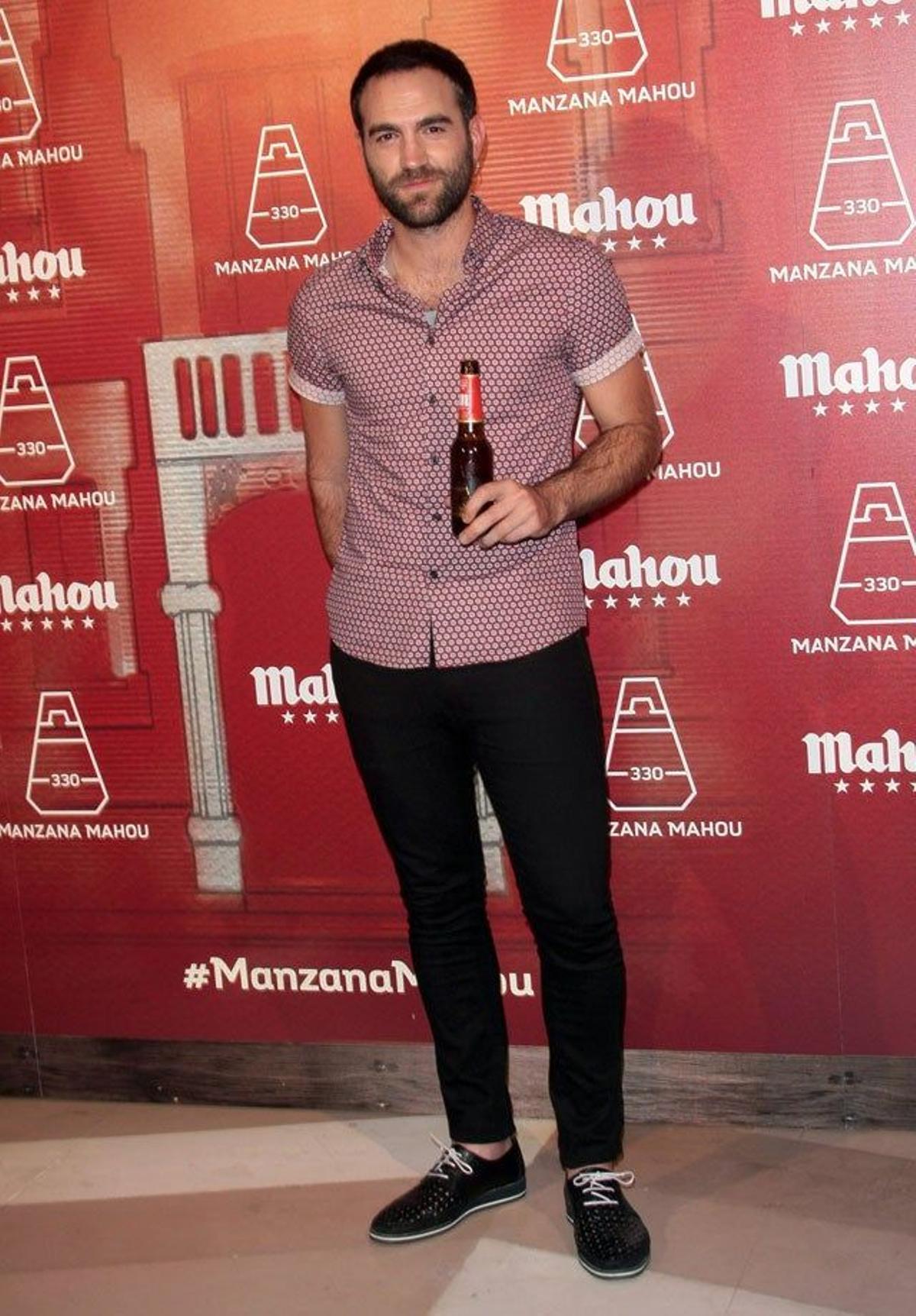 Jon Plazaola, en la inauguración de la Terraza Mahou 330 en Madrid.