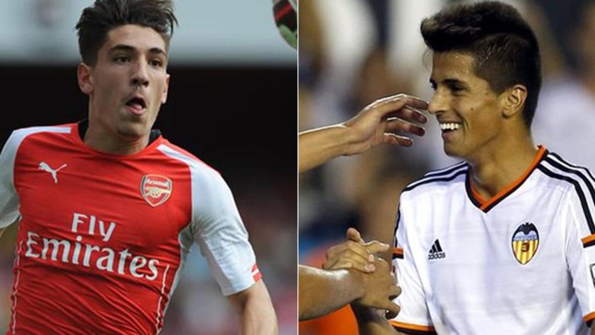 Héctor Bellerín y Cancelo juegan en el Arsenal y en el Valencia