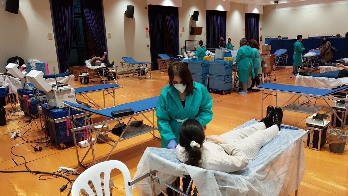 Campaña de donación de sangre celebrada este martes en la Diputación de Córdoba.