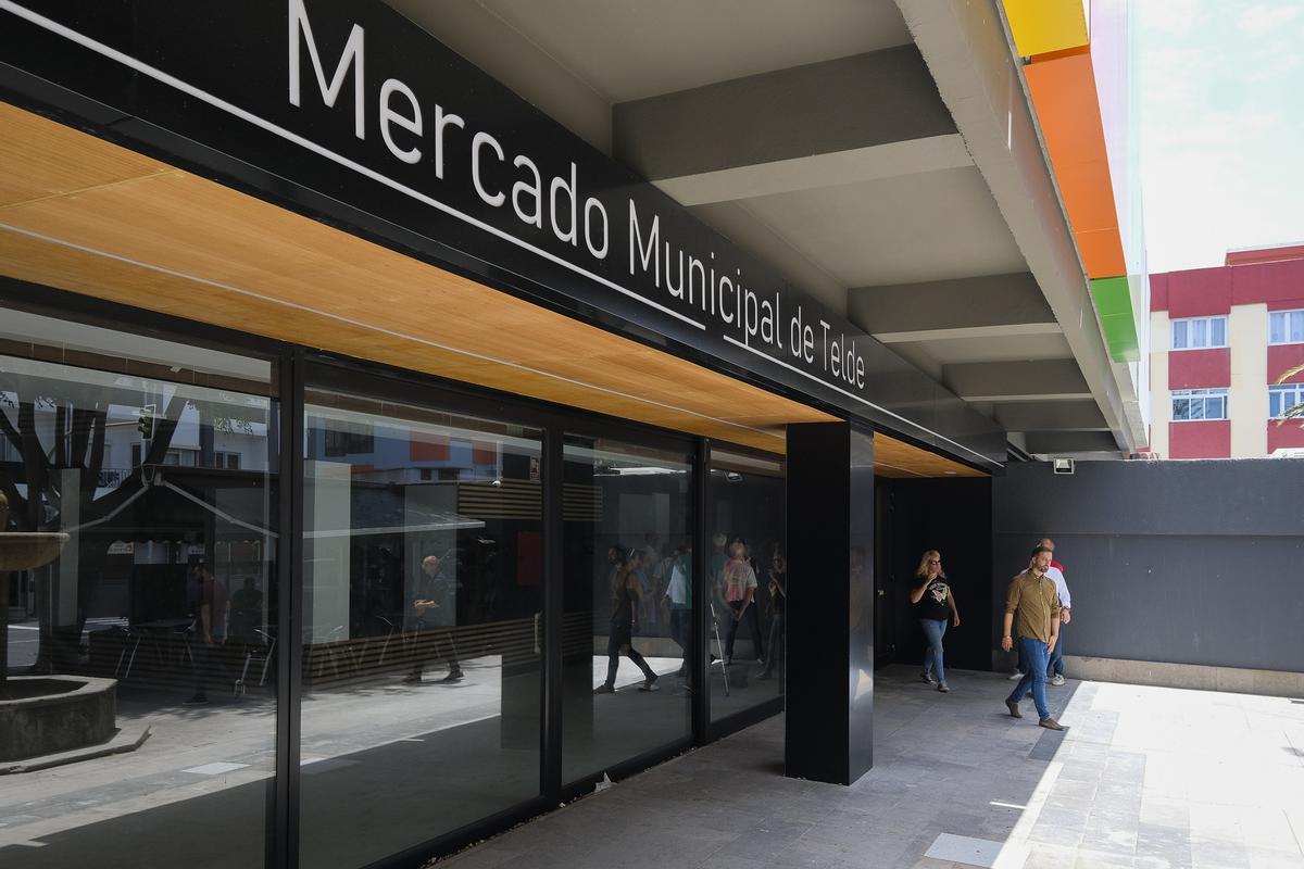 Entrada al Mercado Municipal de Telde.
