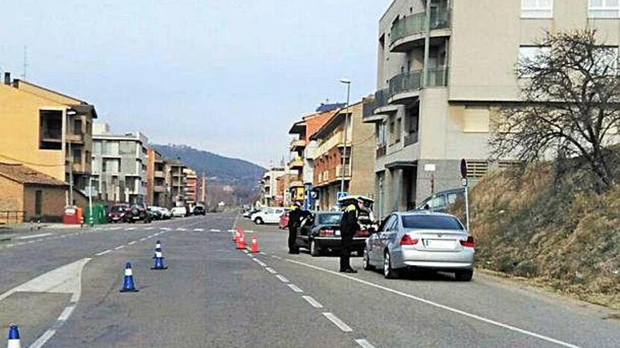 La zona més conflictiva per velocitat és a la carretera de Sant Llorenç