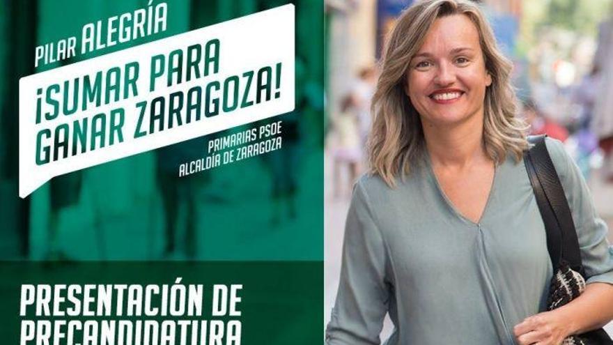 Pilar Alegría anuncia su candidatura a las primarias del PSOE para la Alcaldía de Zaragoza