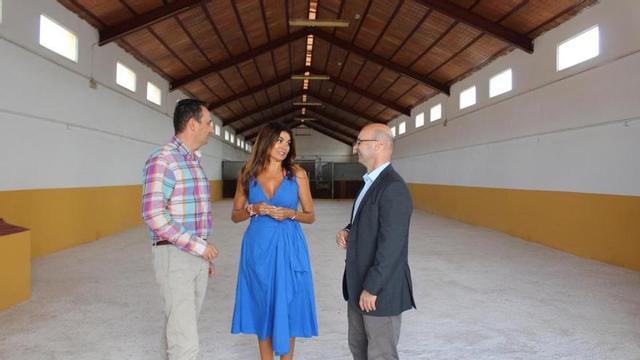 Nuria Rodríguez y José Carlos Martín, visitan la el recinto.