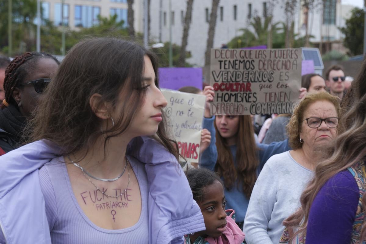 Manifestación 8M en Las Palmas de Gran Canaria