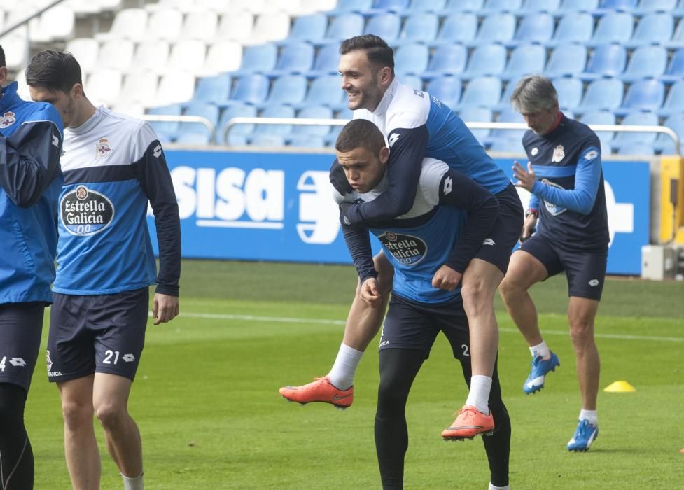 Última sesión antes de visitar el Vicente Calderón