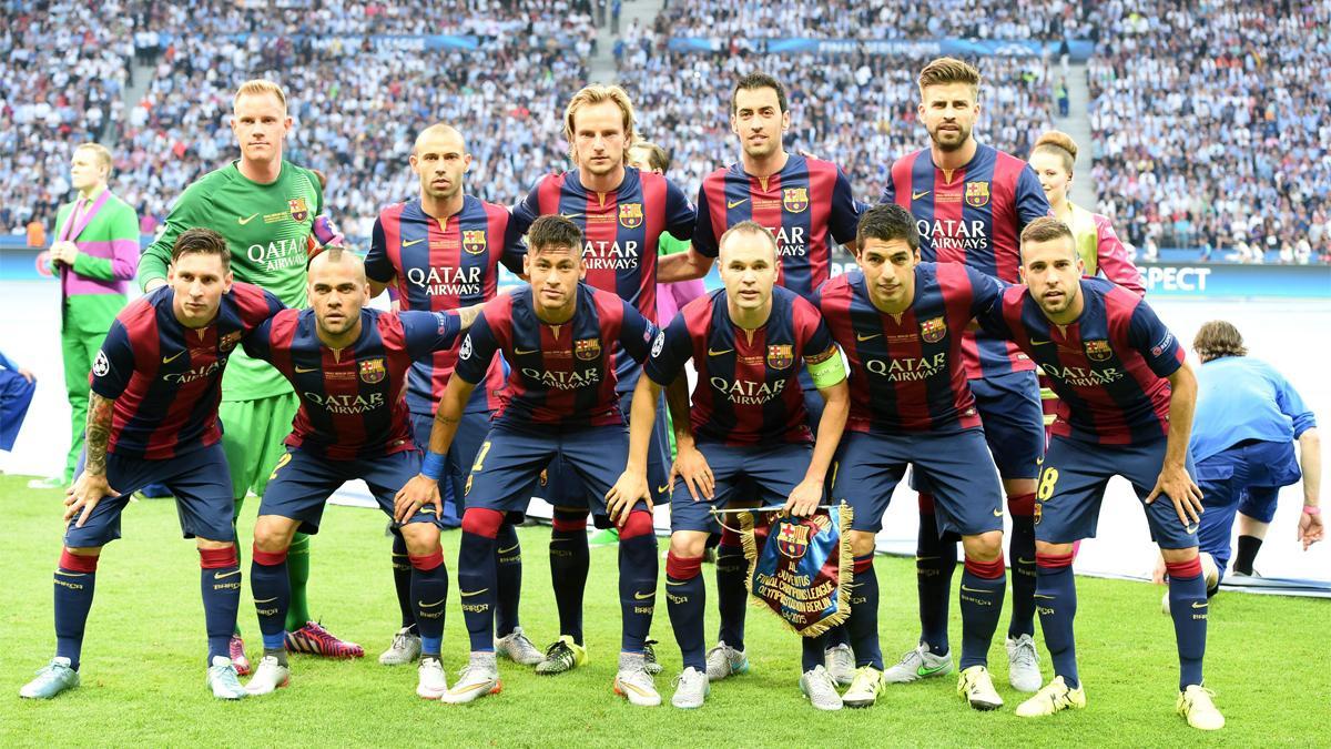 La alineación del FC Barcelona que derrotó a la Juventus en la final de la Champions League del 2015