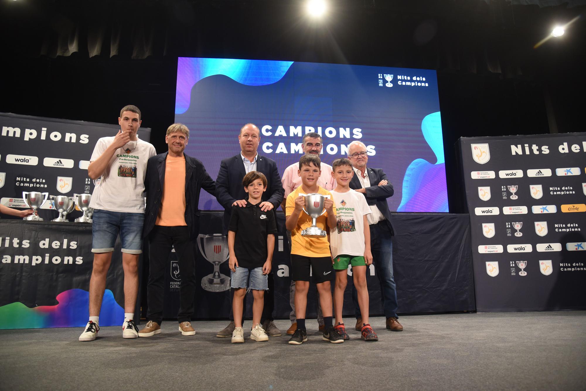 El futbol de la Catalunya central feliciten els seus 29 campions