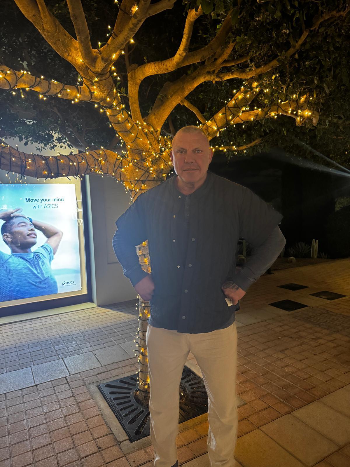 Eine Aufnahme von Andreas Robens als er laut eigener Angabe "in Form" war.