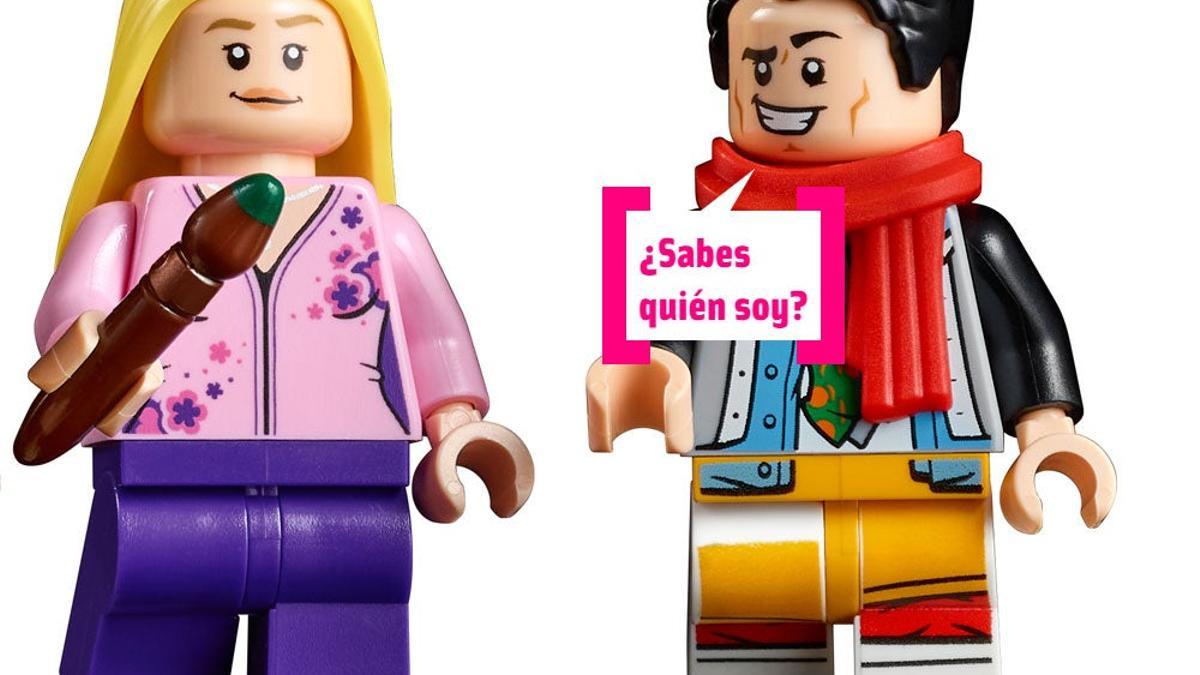 Dos figuras de Lego F.R.I.E.N.D.S.