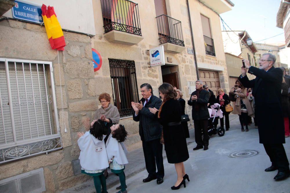 Homenaje a Manuel Rivera en Fermoselle