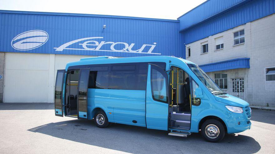 En Asturias también se fabrican carrocerías de microbuses para toda Europa
