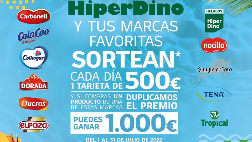HiperDino sorteará hasta 1.000 euros cada día durante el mes de julio - El  Día