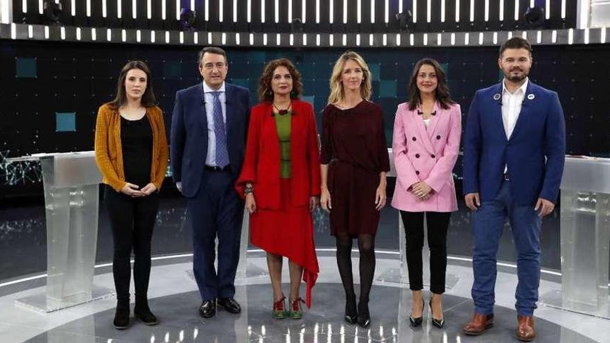 El primer debate, a seis en TVE.