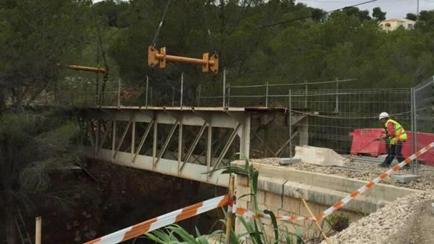 Agost reciclará un puente que antes estuvo en Altea y en Teulada para la CV-820