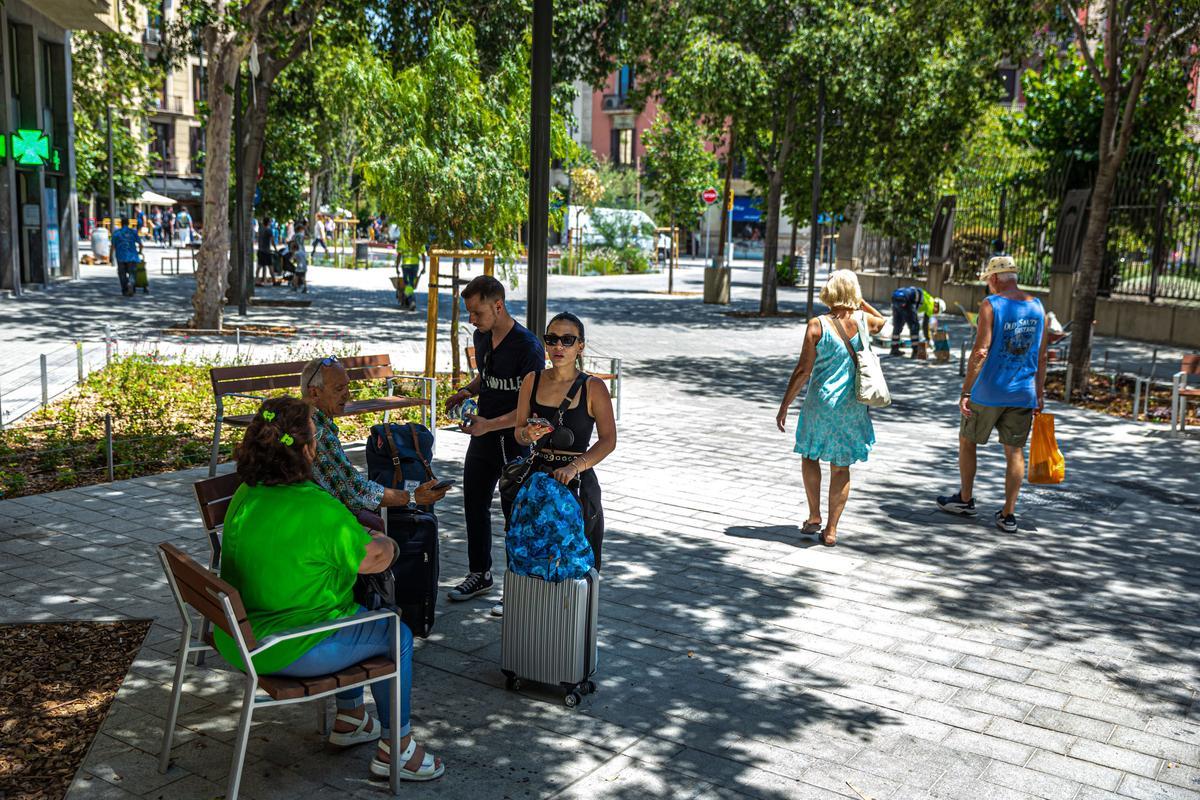 Escenas inesperadas de la Superilla del Eixample