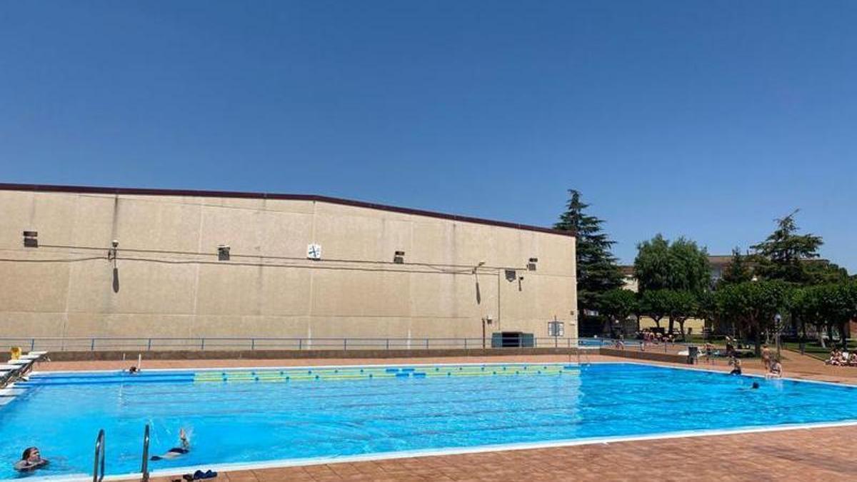 Imatge de les actuals piscines de Sant Vicenç