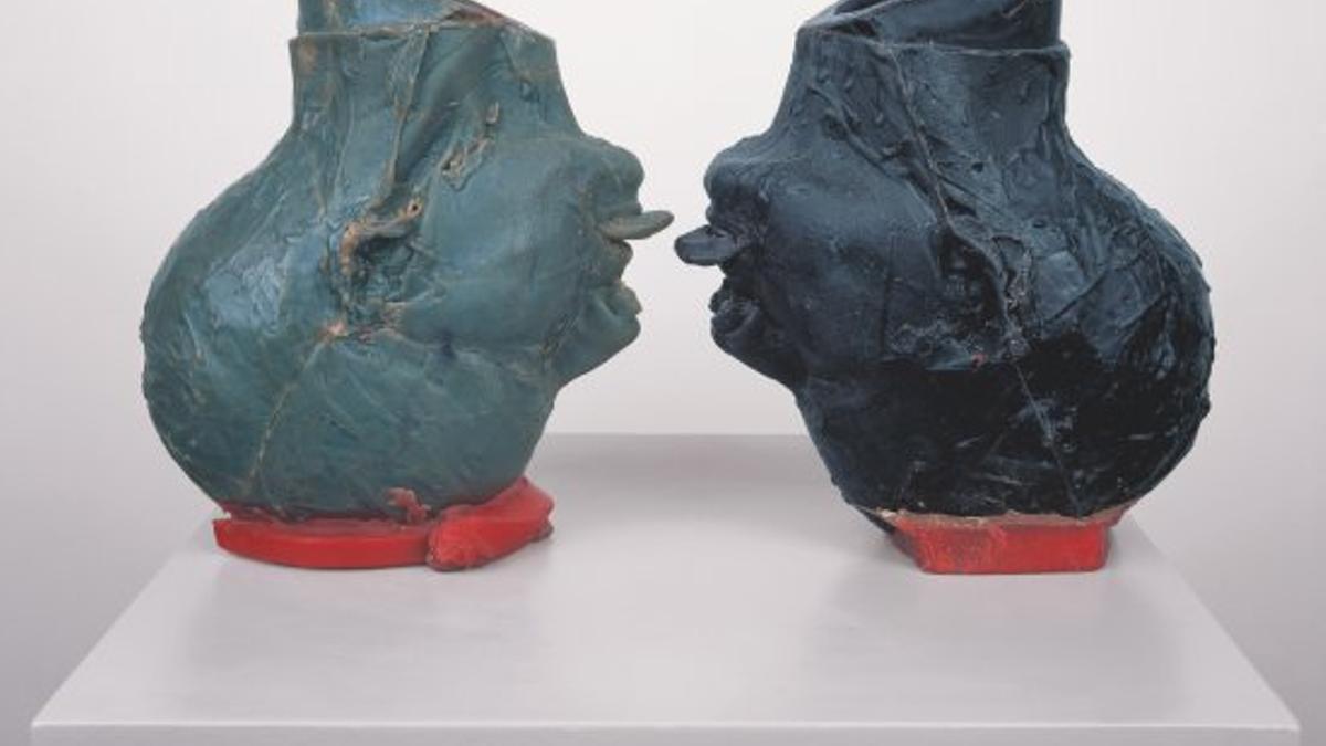 'Julie Head / Julie, Head, Upside Down, Tongue to Tongue', de Bruce Nauman.