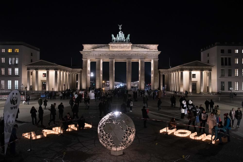 La Puerta de Brandenburgo en Berlín.