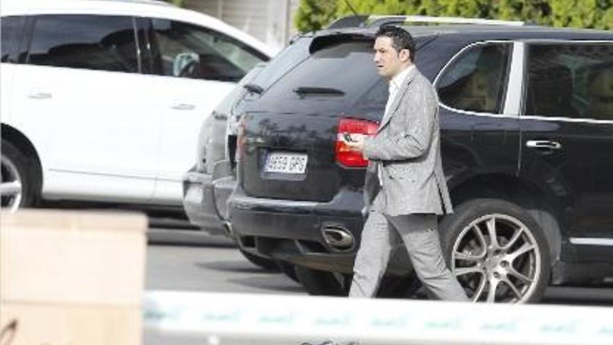 Braulio Vázquez, ayer en su último día como trabajador del club en la Ciudad Deportiva.